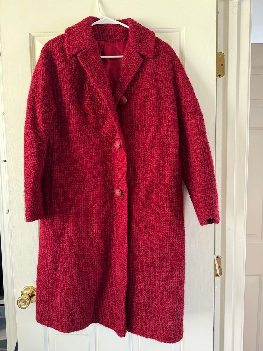 Classic Cranberry Vintage Women's Coat